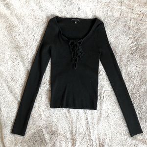 Black Kendall & Kylie Long sleeve